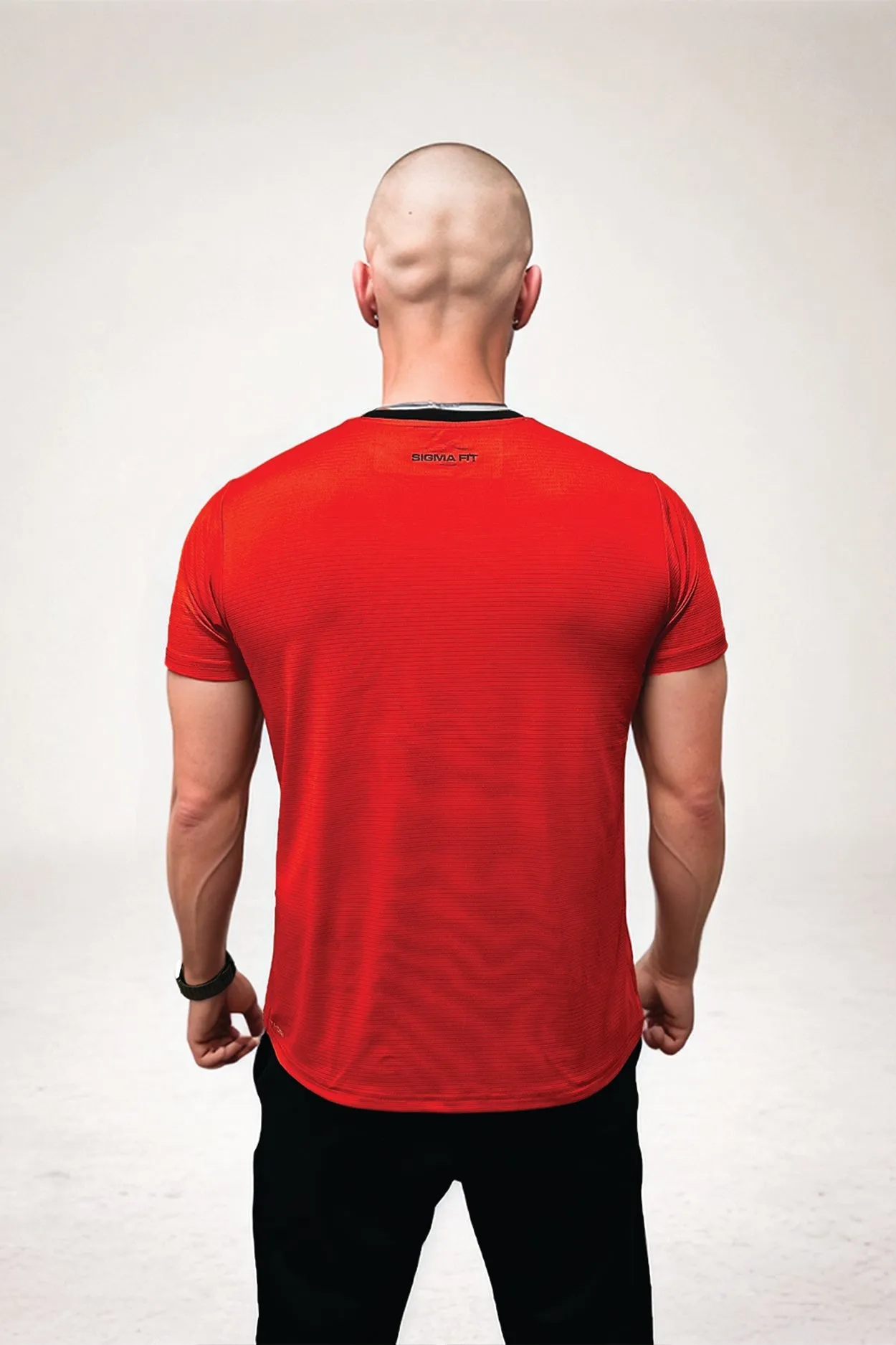 Casual Sweatshirt Racket Sports Tee Red