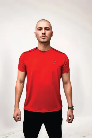 Racket Sports Tee Red Movement Friendly