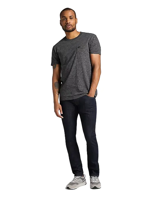 Lee pantalone jeans da uomo con gamba stratta Luke Heavyweight In Rinse Slim Tapered L719PX36 blu Classic Item