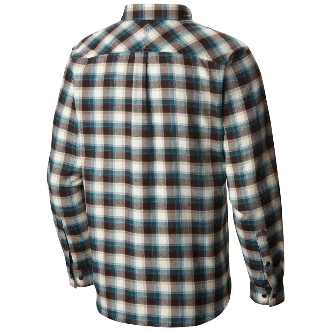 Game Core Clear Tone Columbia Men Green Silver Ridge  Flannel Long Sleeve Shirt
