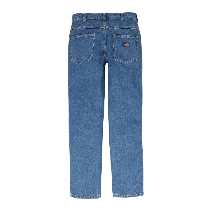 Dickies Pantalone demin da uomo Houston DK0A4XFLCLB1 blu chiaro Stretch Unisex Wear Classic Wear