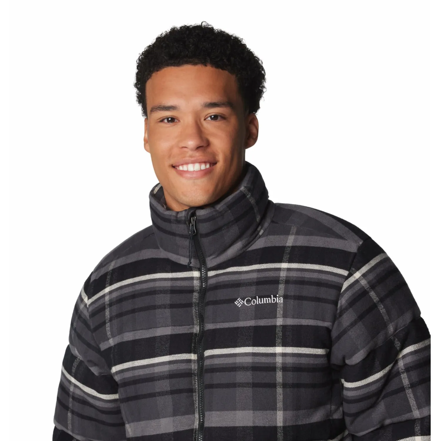 Free Motion Design Columbia Men Black Puffect Novelty Jacket