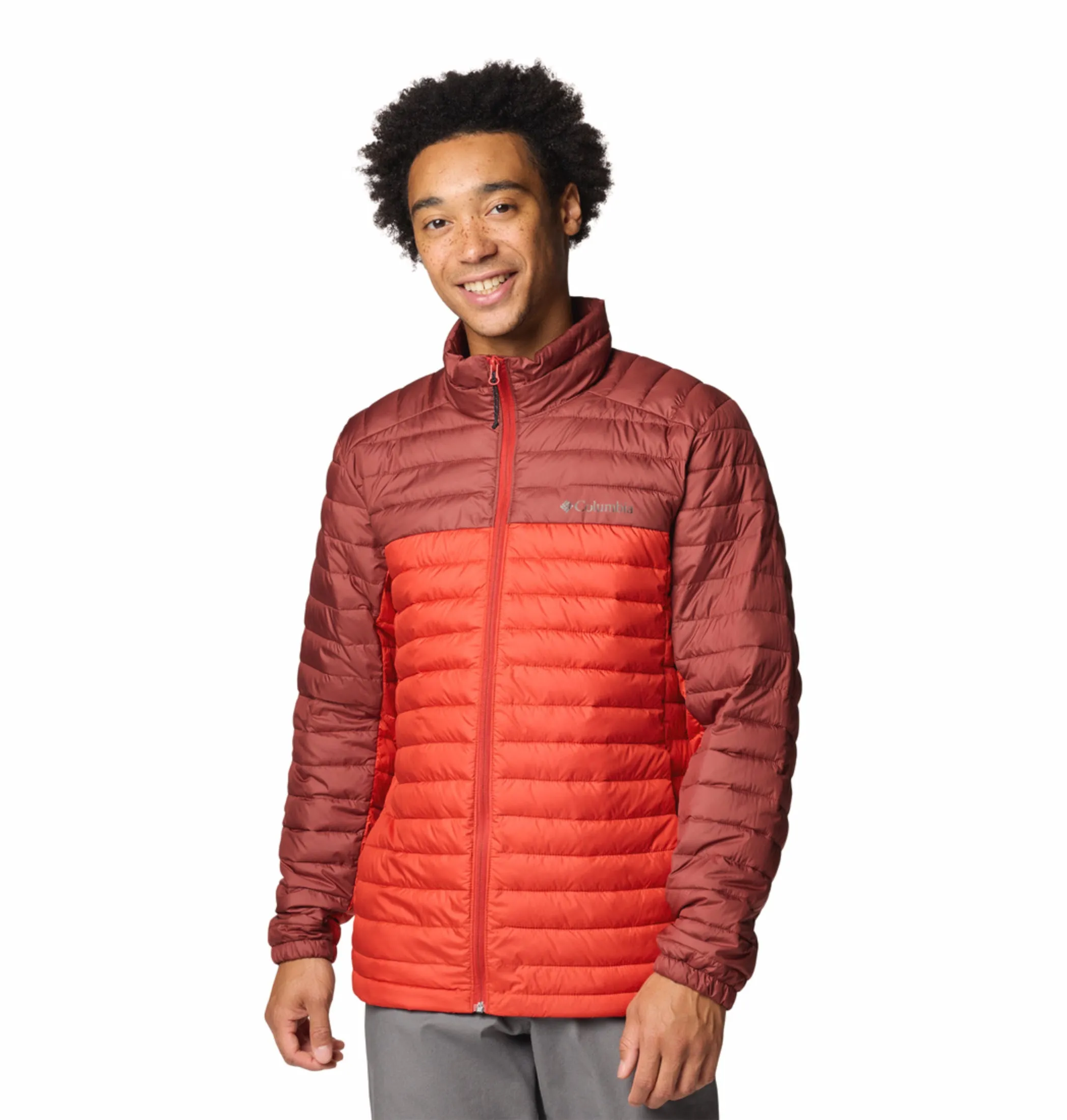 Columbia Men Red Silver Falls II Jacket Sympathy