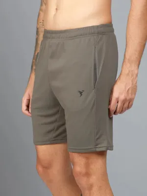 Men Solid Slim Fit Shorts with TECHNO DRY Mood Casual