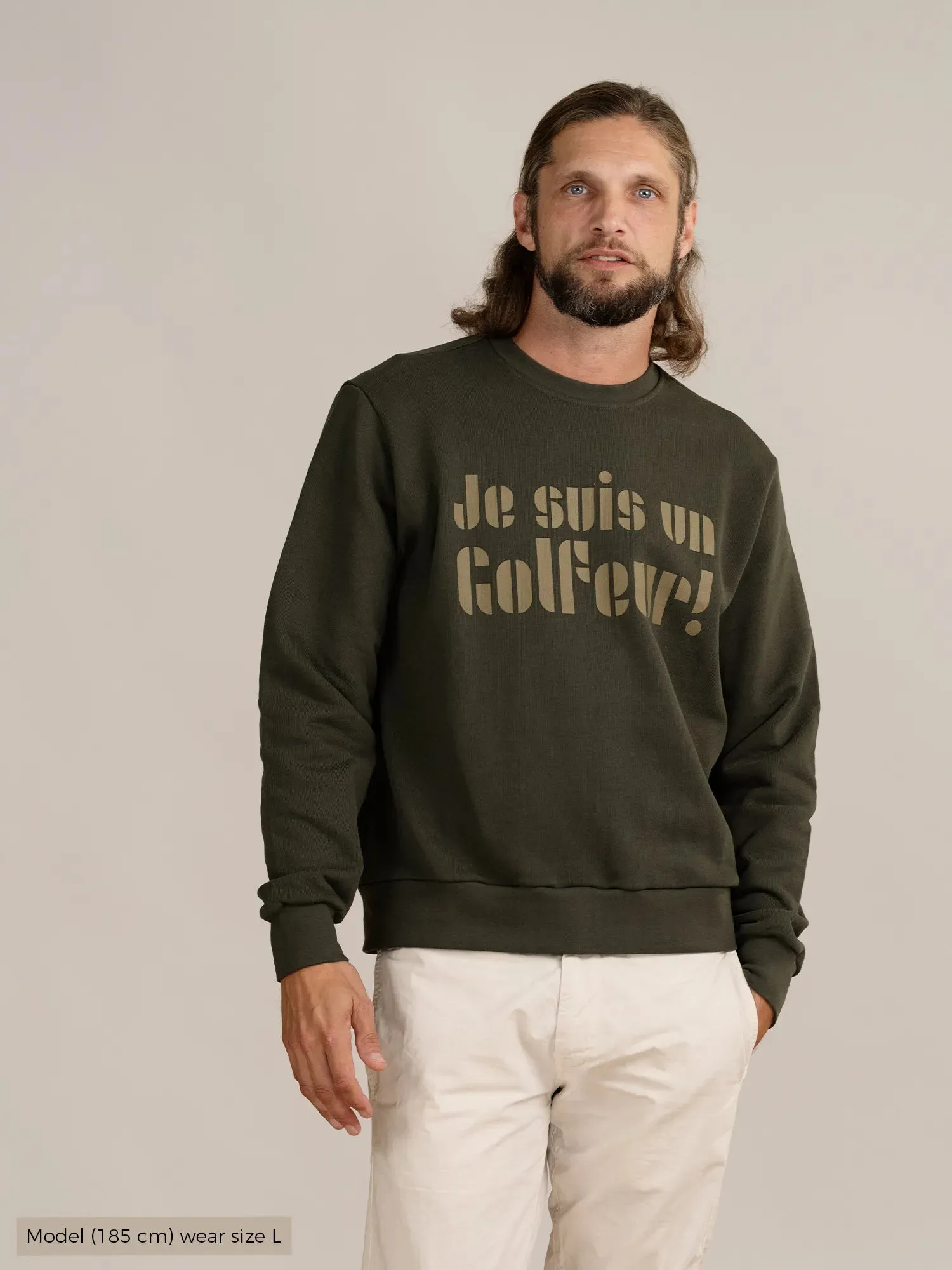 Josh JSG1 Sweater Menswear Forest Night Logo Emblem