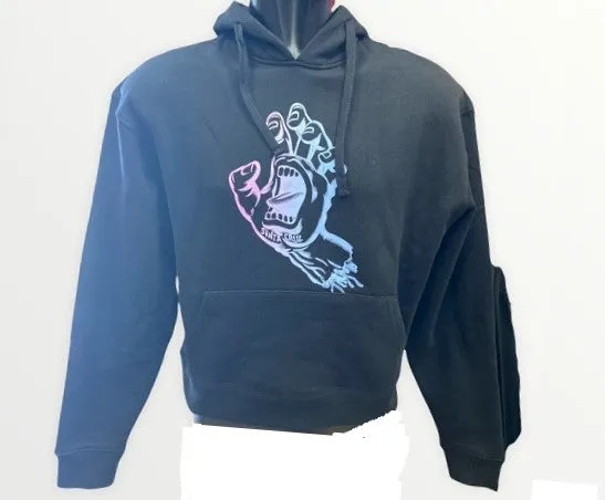 Santa Cruz Felpa con cappuccio Outline Fade Hand black Comfort Apparel product weekday wearability