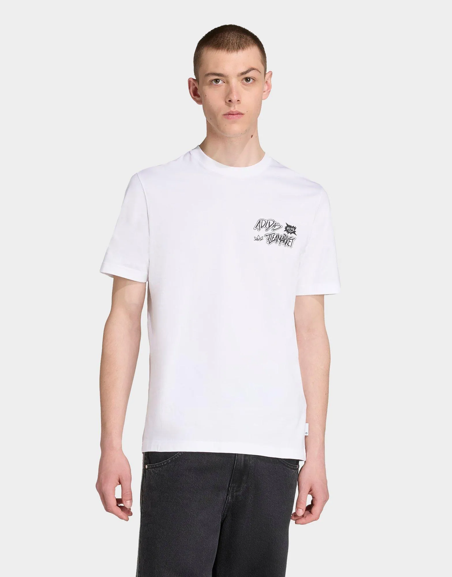 Trefoil Series Loose T-Shirt Yarn Dyed Fabric