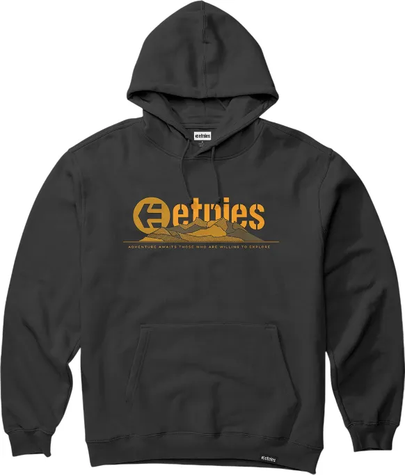 Layering Piece Etnies felpa con cappuccio da uomo Explore Hoodie 4130003897 nero