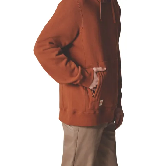 Globe felpa da uomo con cappuccio Burly Hoddie GB02003001DKWAL ruggine product designer prestige Comfortable Fashion