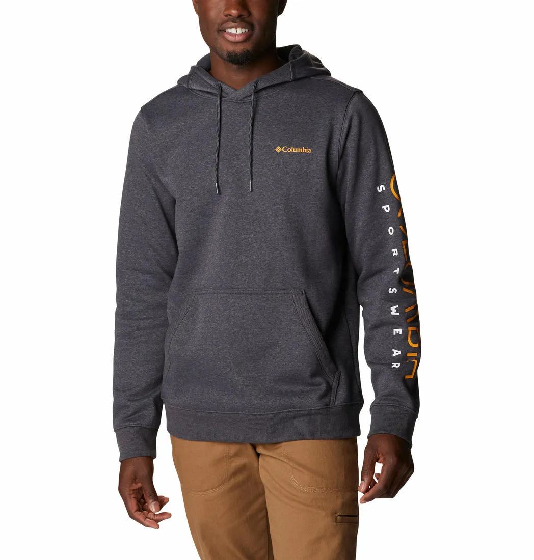 Light Layer Stylish Fit Columbia Men Black CSC Basic Logo II Hoodie