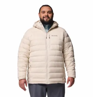 Columbia Men Beige HEAT SEAL Drift Peak Stretch Down Jacket Urban Hike Worth