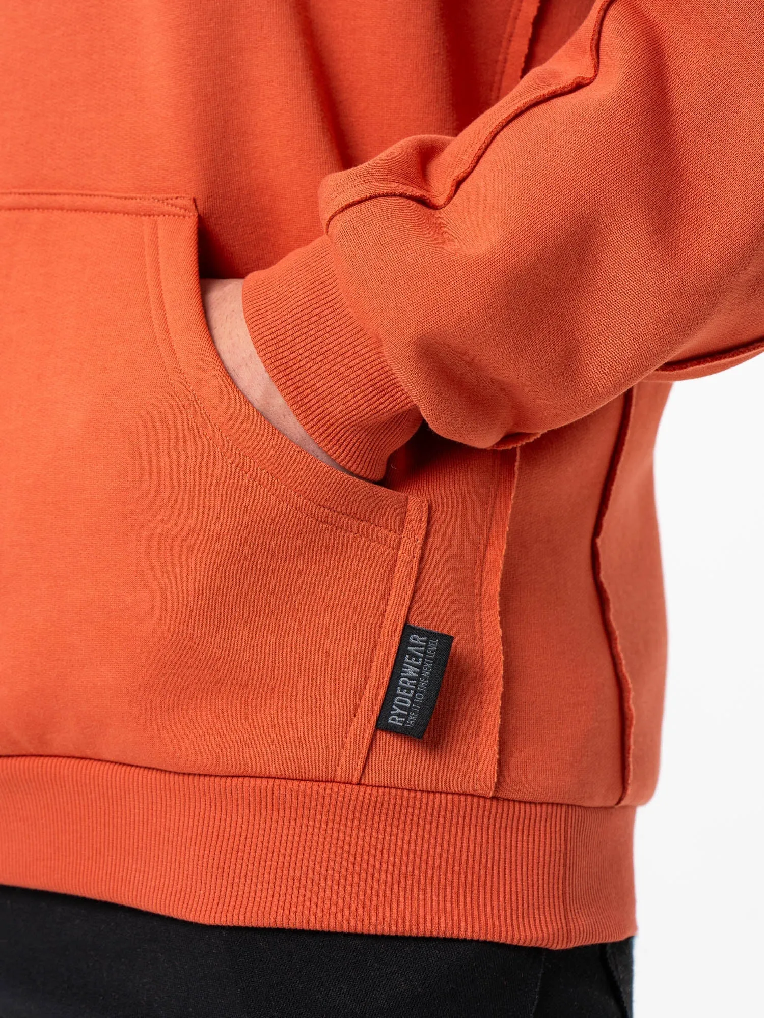 Force Hoodie - Terracotta marbled
