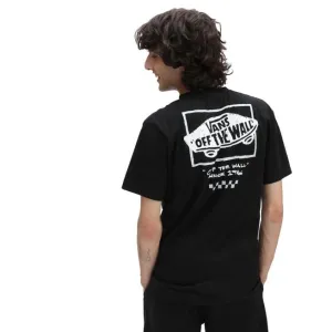 Vans T-shirt Sketchy Past VN0A7PLVBLK black anniversary Light Style