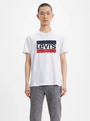 Levi's maglietta manica corta con Stampa avanti 396360000 bianco Versatile Outfit