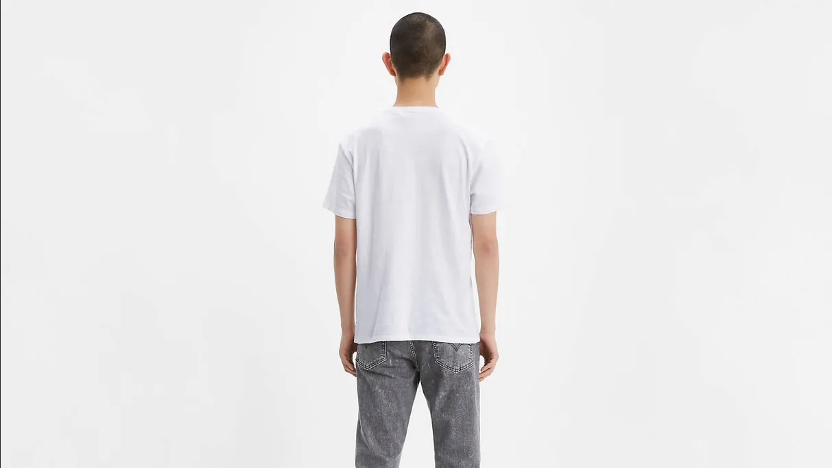 Levi's maglietta manica corta con Stampa avanti 396360000 bianco Stylish Look