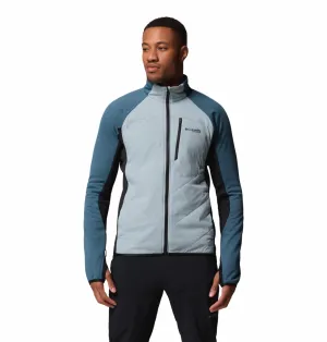 Relaxed Layer Alpine Outfit Columbia Men Blue OmniHeat Arctic Hybrid Fleece Jacket