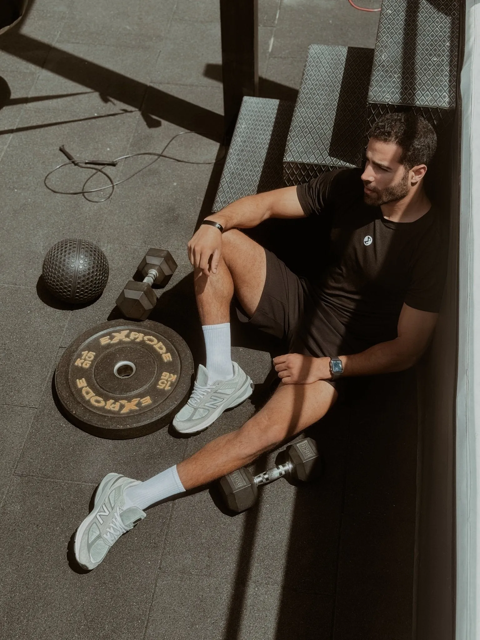 Power Tee Black Outdoor Pants Hotel Style