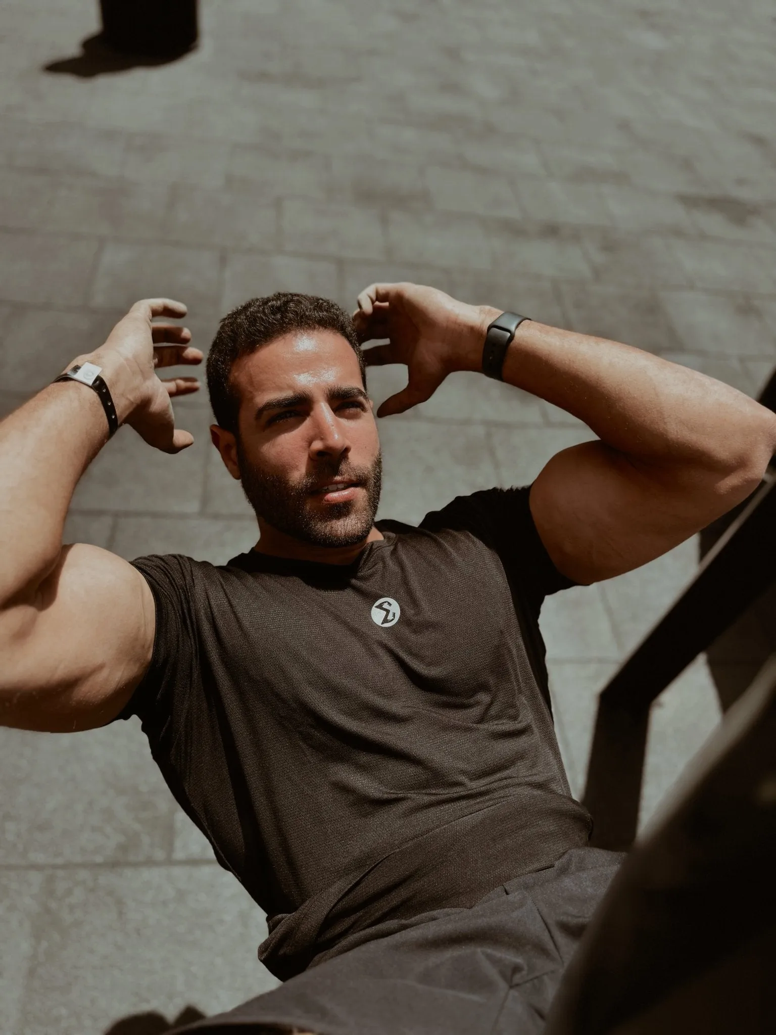 Art Mood AbrasionResistantThread Power Tee Black