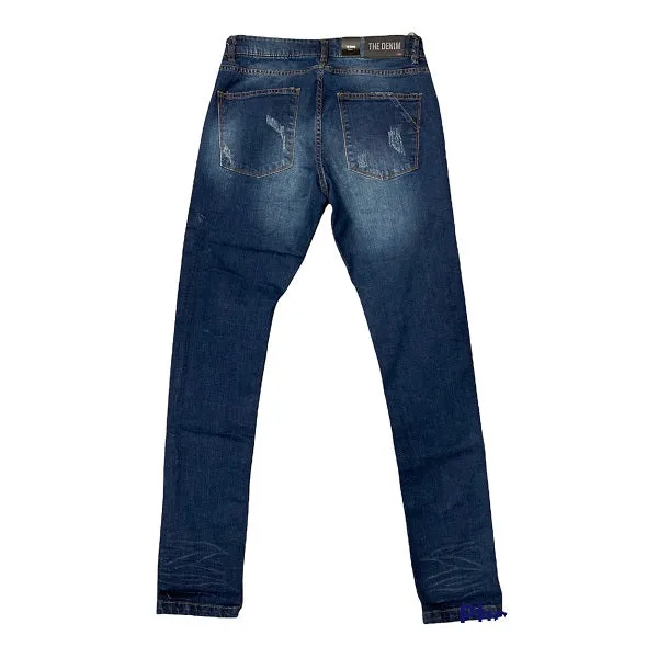 Trez Pantalone Jeans Arizona 1 85S For M44457 denim blue Modern Minimalist Creative Look