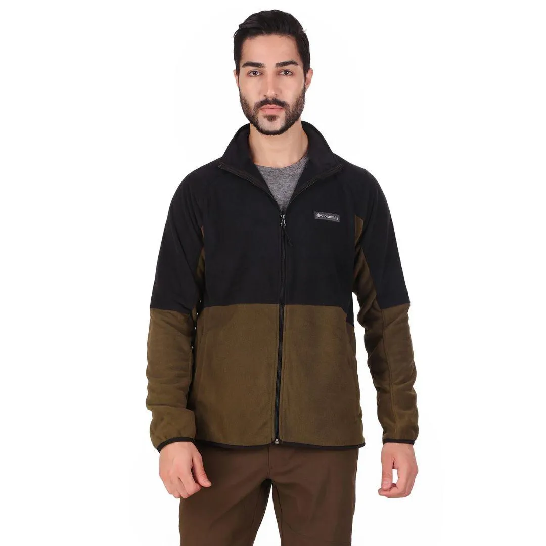 Stylish Days Columbia Men Olive Basin Trail Fleece Full Zip