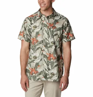 Star Light Queen Glow Columbia Men Brown Silver Ridge Utility Lite Novelty SS (Sun Protection)