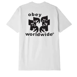 Gym clothing Obey maglietta manica corta da uomo Worldwide Eyes Classic 165263364 bianco