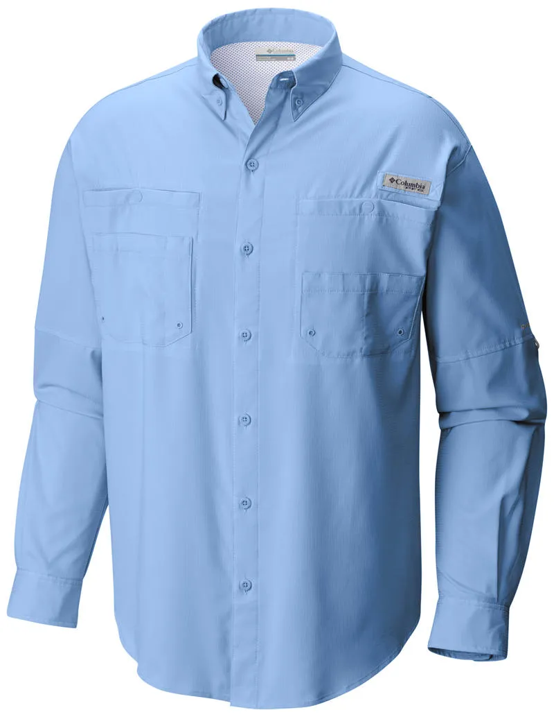 Columbia Men Blue Tamiami II SS Shirt (Sun Protection) Shoot Mood