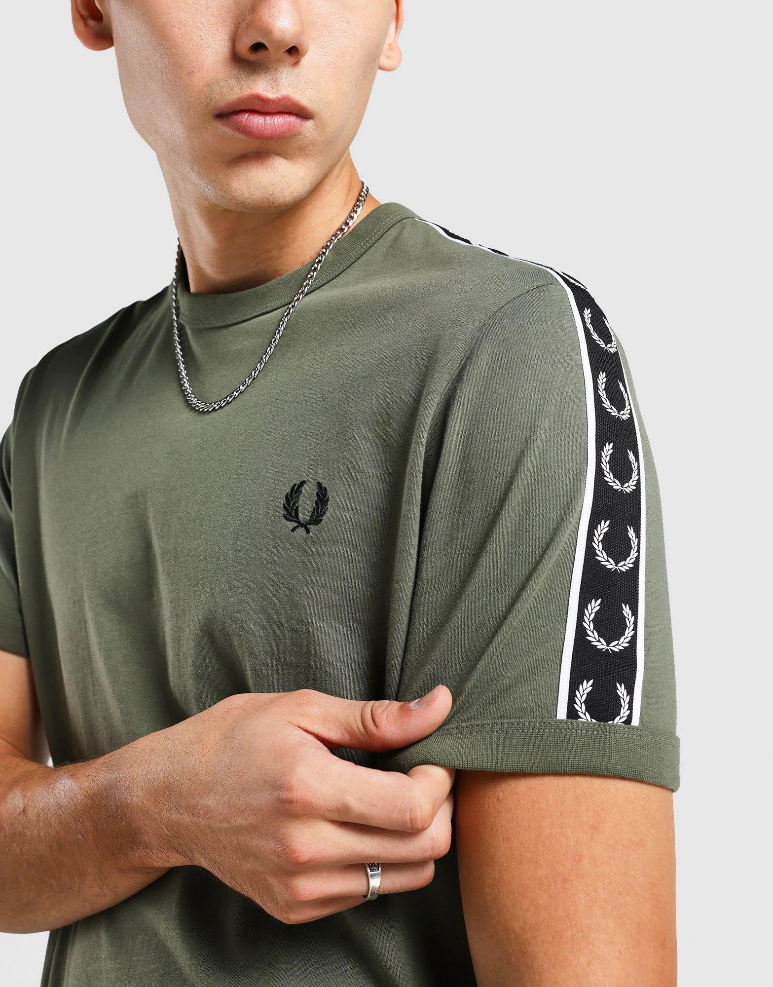 Wicking Interlock Knit Practical Comfort Tape Ringer T-Shirt