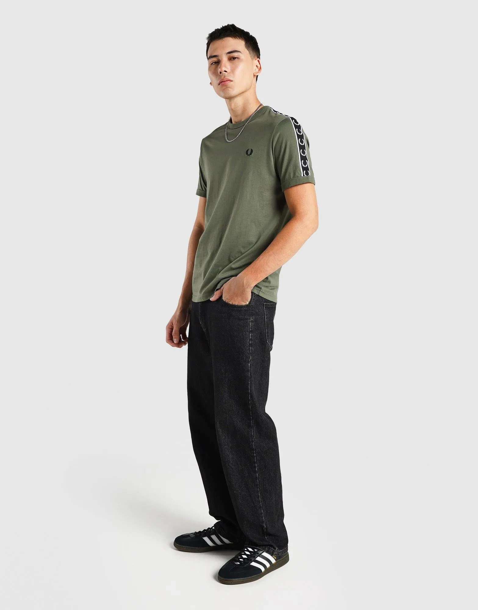Tape Ringer T-Shirt Ergonomic Cut