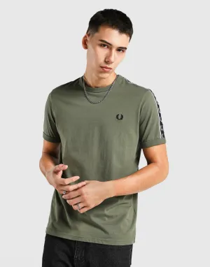 Tape Ringer T-Shirt Neutral Color Layering Comfort