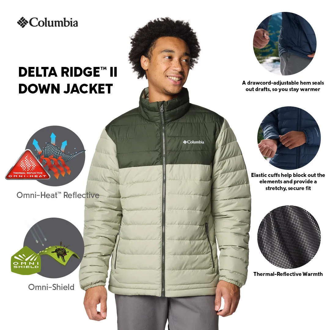 Weatherproof Coating Columbia Men Green Powder Lite II Jacket