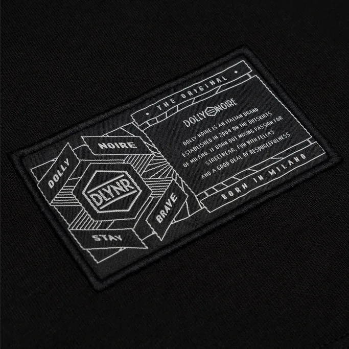 Casual Design Fit Dolly Noire T-shirt manica corta Tre Ruote Tee ts110-ta-01 nero