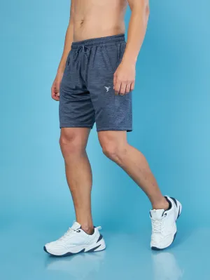 Soft Touch Men Melange Slim Fit Shorts with TECHNO DRY