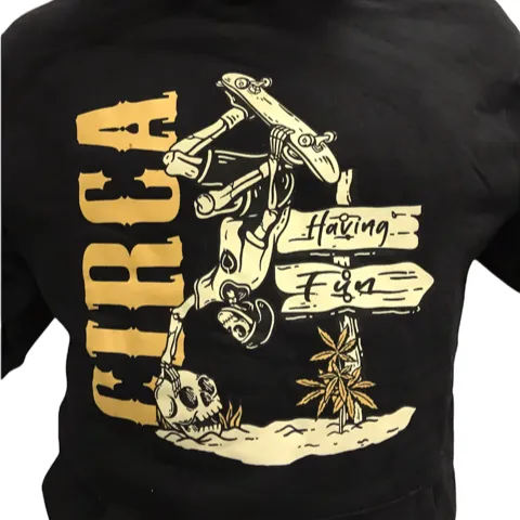 Daily Chic C1RCA felpa da uomo con cappuccio Eyes Crew MCN0125 nero
