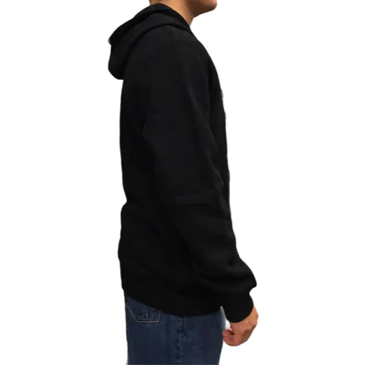 Minimalist Style C1RCA felpa da uomo con cappuccio Eyes Crew MCN0125 nero