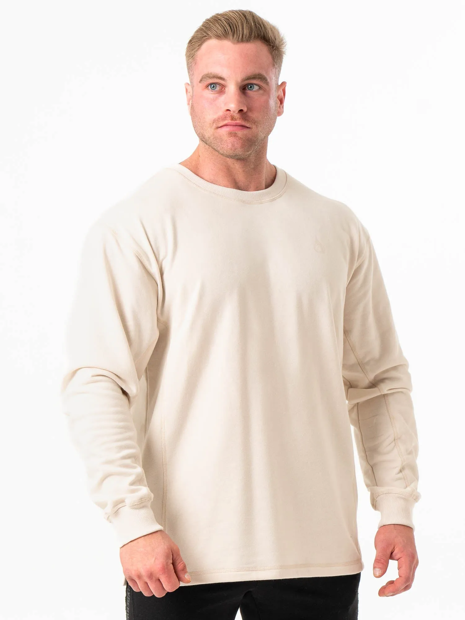 Force Crew Neck - Bone Fleece