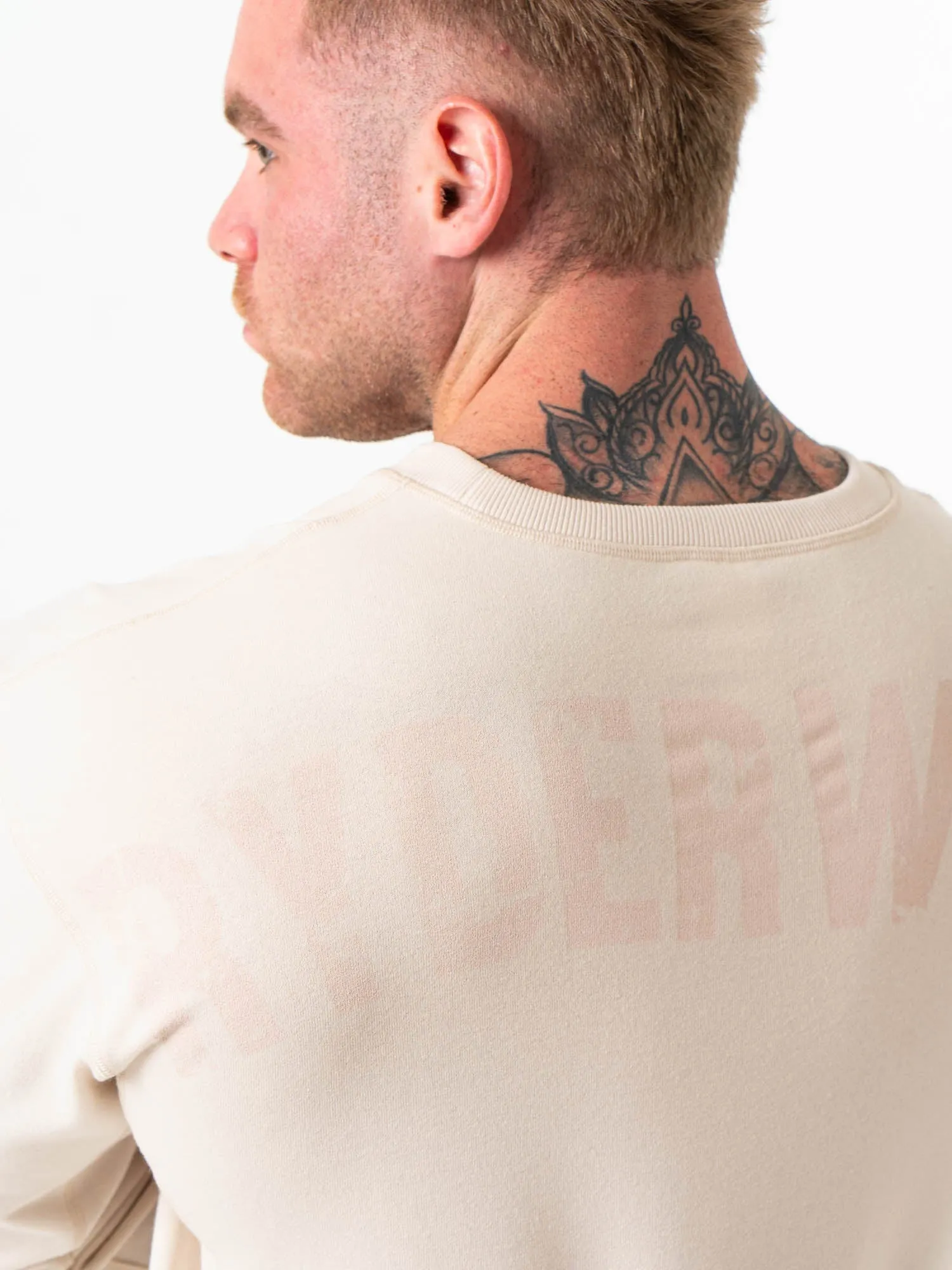 Force Crew Neck - Bone loop accents