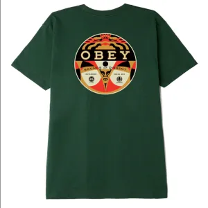 Outdoor Style Trend Weekend Essential Obey T-shirt Sounds Of Dissent 45 Classic 165262982 forest green