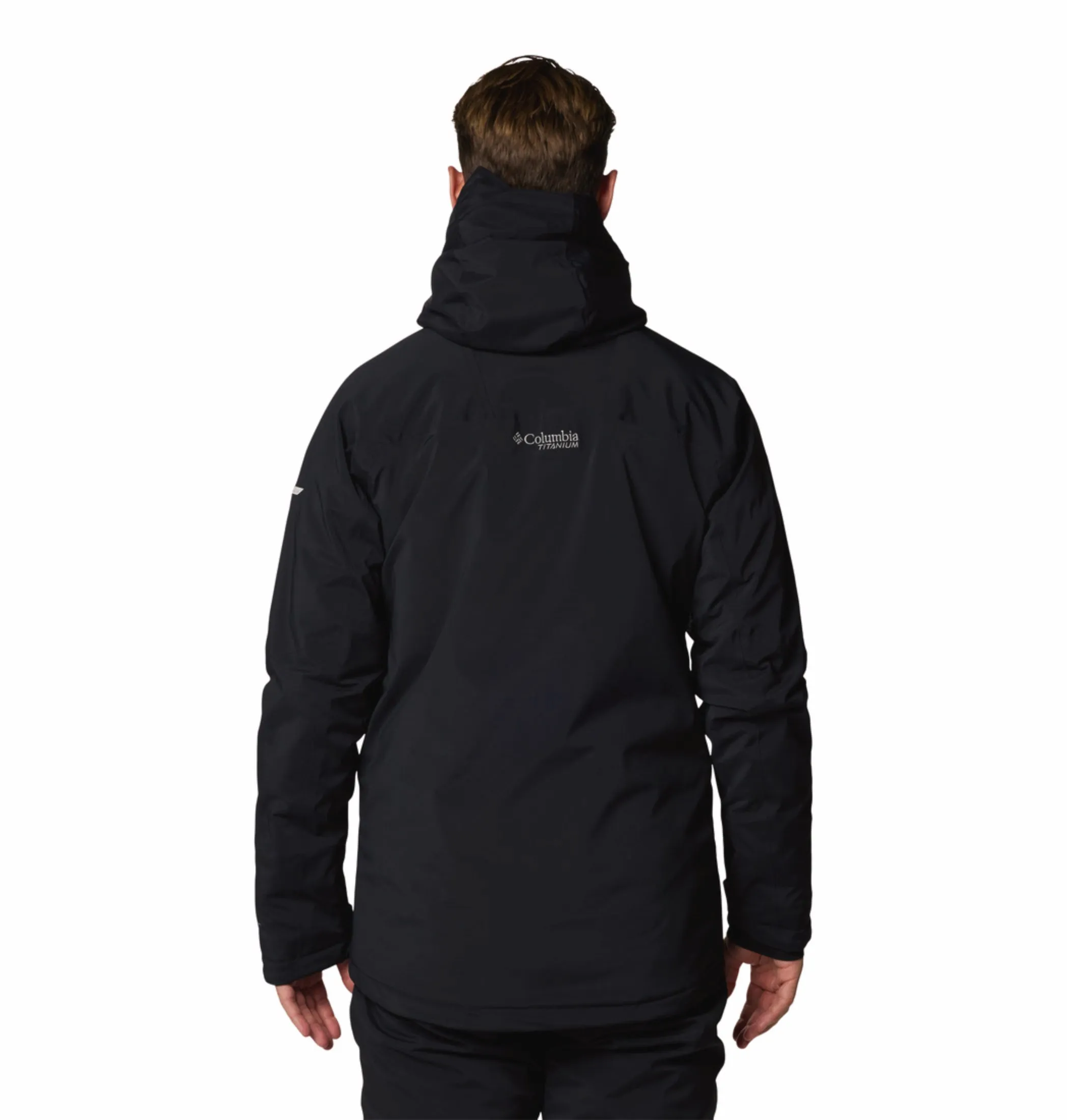 Columbia Men Black OmniHeat Infinity Cirque Bowl Down Jacket Softshell Technology