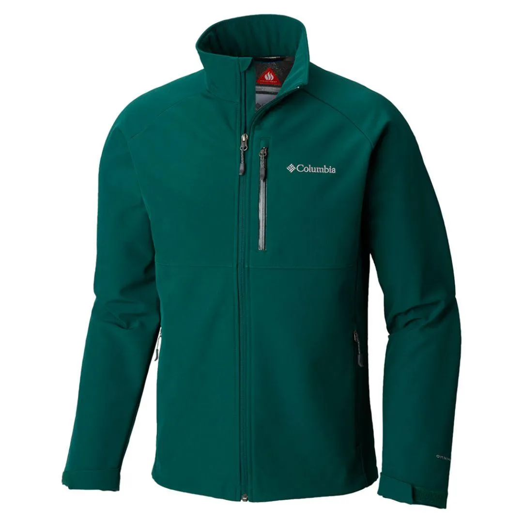 Weekend Comfort ConvertibleCollar Columbia Men Green Heat Mode II Softshell Jacket
