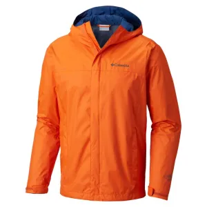 Columbia Men Orange Watertight II Jacket Waterproof Quiet Fabric Propagate