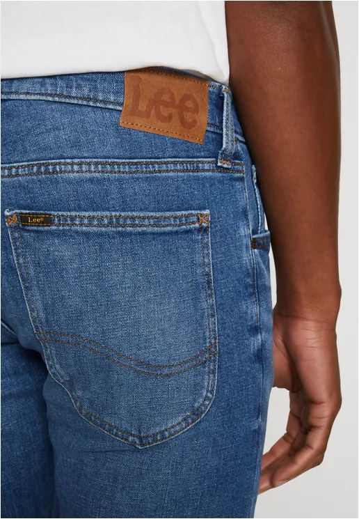 Lee Pantalone Jeans da uomo Luke Slim Tapered L719IAC19 fade out Daily Wear Summer Vibes Music Event Utility Look