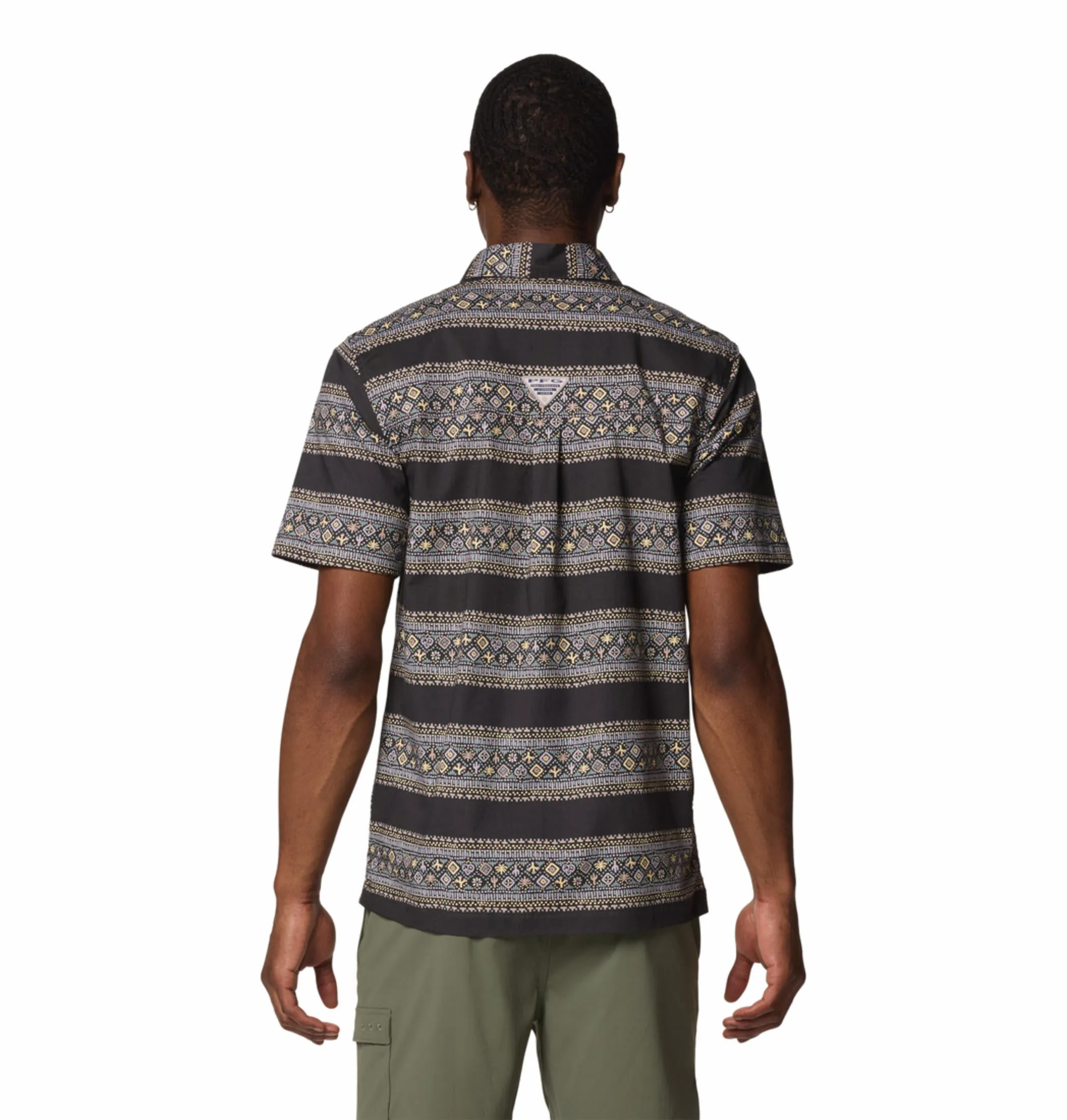 Simple Top Columbia Men Black Wild Cast Camp Shirt