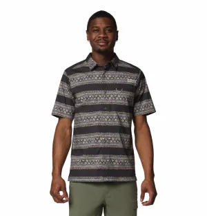 StainReleaseCoating Columbia Men Black Wild Cast Camp Shirt
