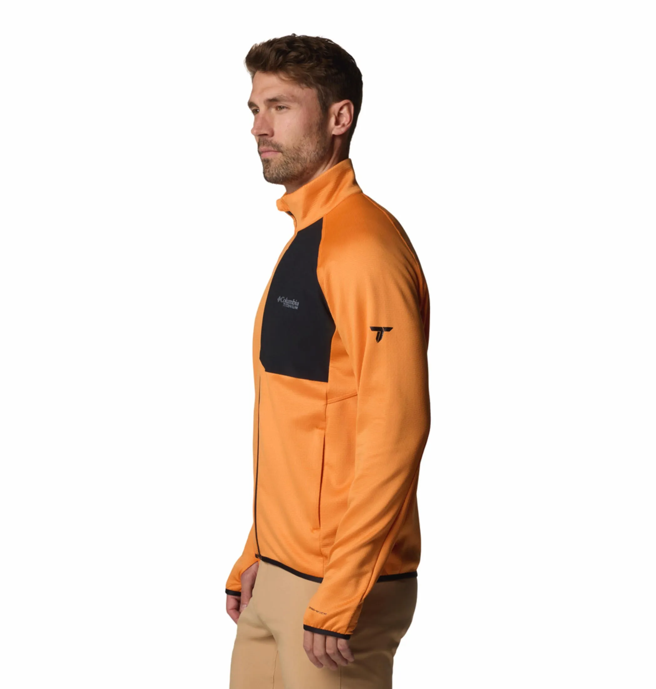 Simple Comfort Columbia Men Black Triple Canyon Grid Fleece FZ II