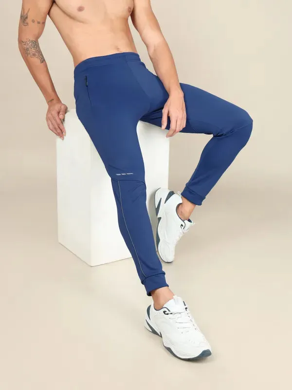 Heavy-duty Wear Men Solid Slim Fit Trackpants with TECHNO DRY