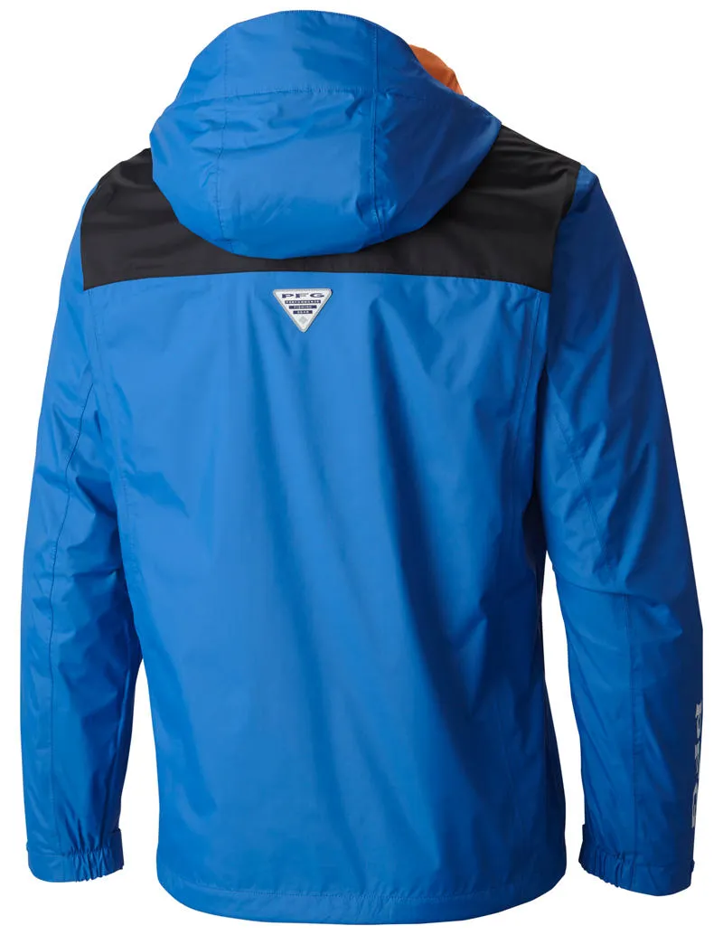 Reveal Columbia Men Blue PFG Storm Jacket Waterproof
