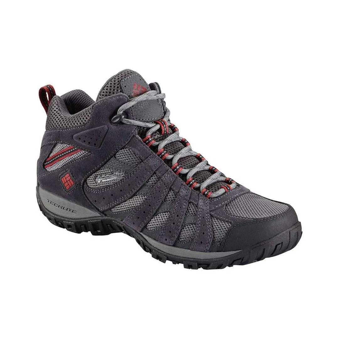 Columbia Men Grey REDMOND MID WATERPROOF Weather Toughness Mountain Trek
