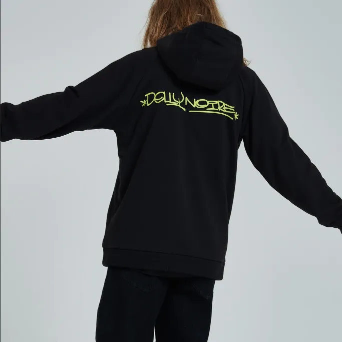 Dolly Noire Felpa con Cappuccio Hexagon Logo DLYNR SW068-SA-03 nero-giallo product cost effectiveness