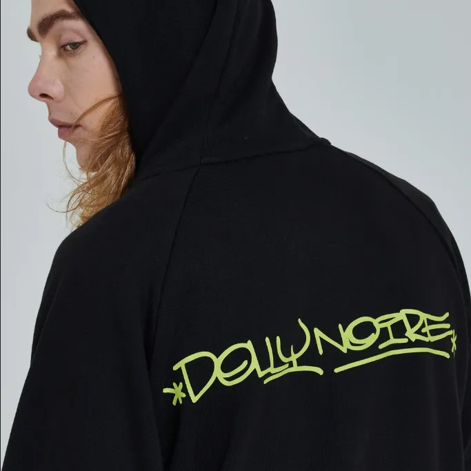 Dolly Noire Felpa con Cappuccio Hexagon Logo DLYNR SW068-SA-03 nero-giallo Athletic Wear product gift worthiness
